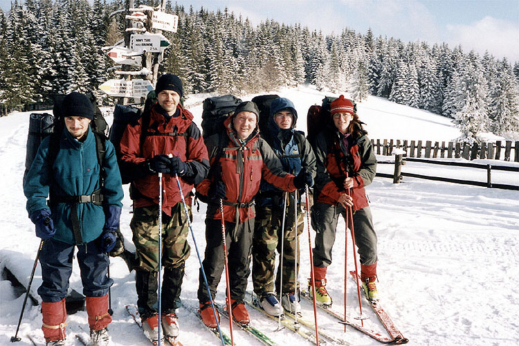 Wycieczka narciarska w Gorce