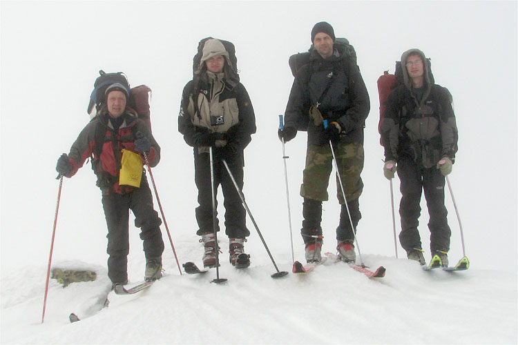 Wycieczka narciarska w Gorgany